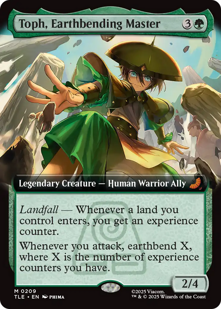 Toph, Earthbending Master (Extended Art) [Avatar: The Last Airbender: Eternal-Legal] Magic: The Gathering | Lots Moore NSW