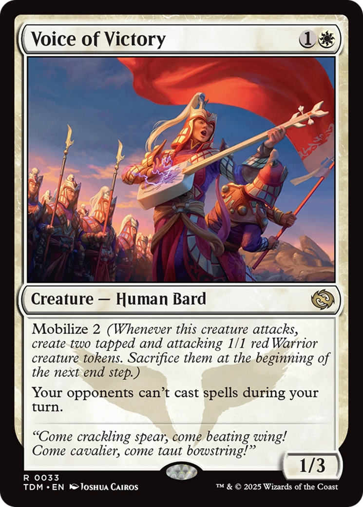 Voice of Victory [Tarkir: Dragonstorm] | Lots Moore NSW