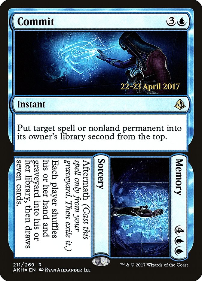 Commit // Memory [Amonkhet Prerelease Promos] | Lots Moore NSW