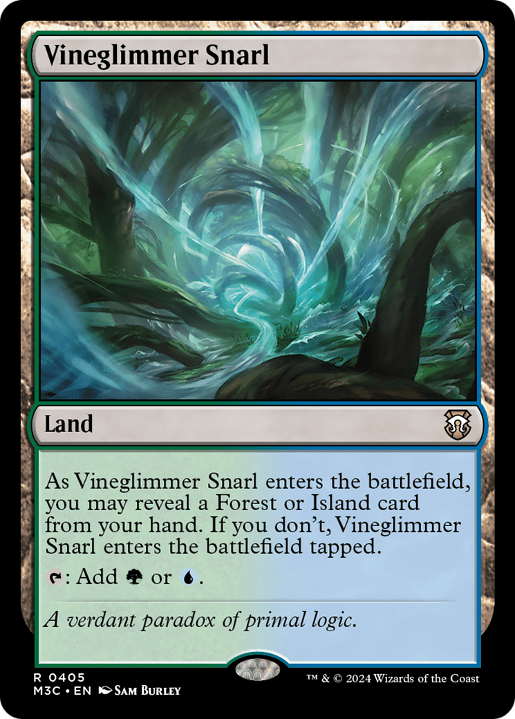 Vineglimmer Snarl (Ripple Foil) [Modern Horizons 3 Commander] | Lots Moore NSW