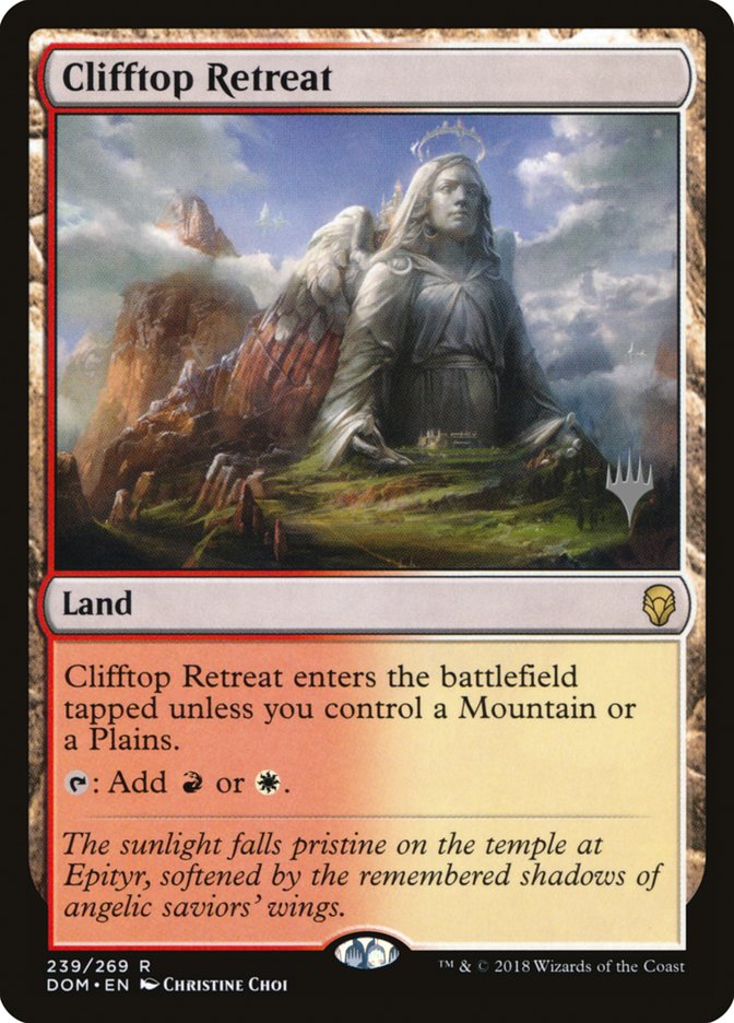 Clifftop Retreat (Promo Pack) [Dominaria Promos] | Lots Moore NSW