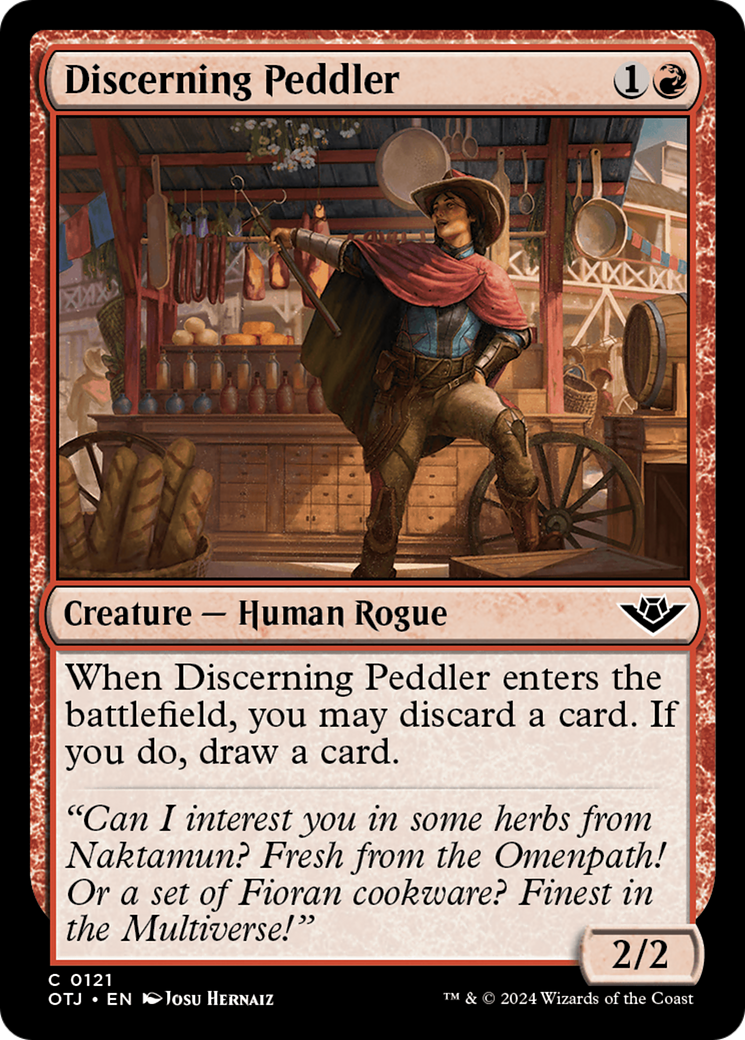 Discerning Peddler [Outlaws of Thunder Junction] | Lots Moore NSW
