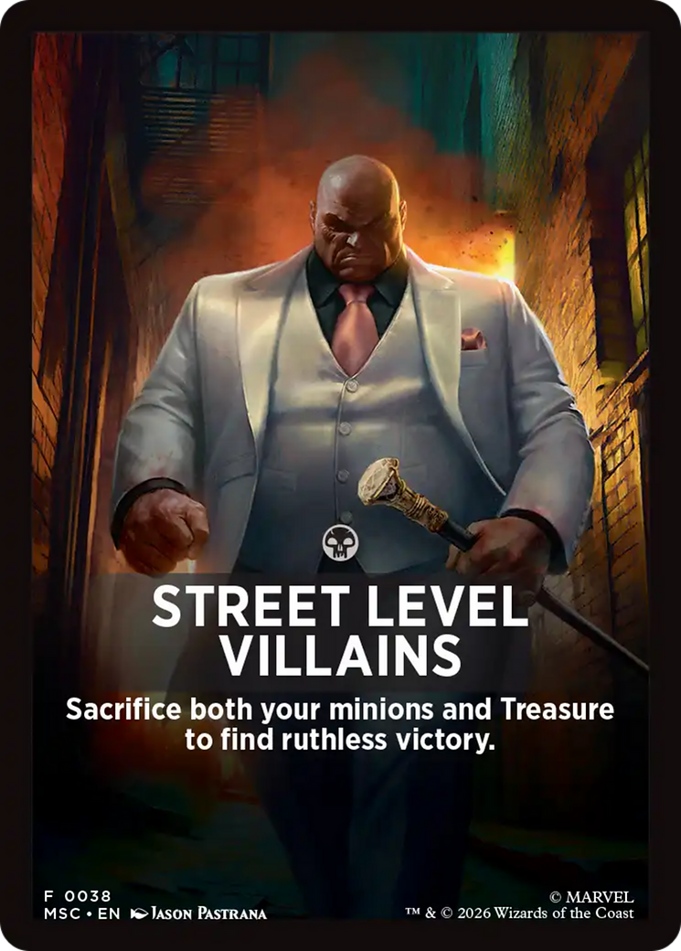 Street Level Villains Theme Card [Marvel Super Heroes Commander] | Lots Moore NSW