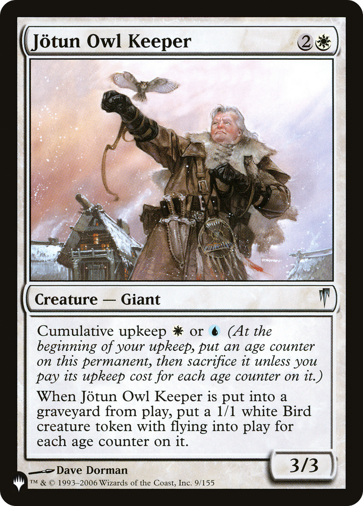 Jotun Owl Keeper [The List] | Lots Moore NSW