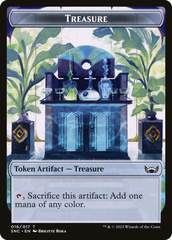 Boar // Treasure Double-Sided Token [Outlaws of Thunder Junction Commander Tokens] | Lots Moore NSW