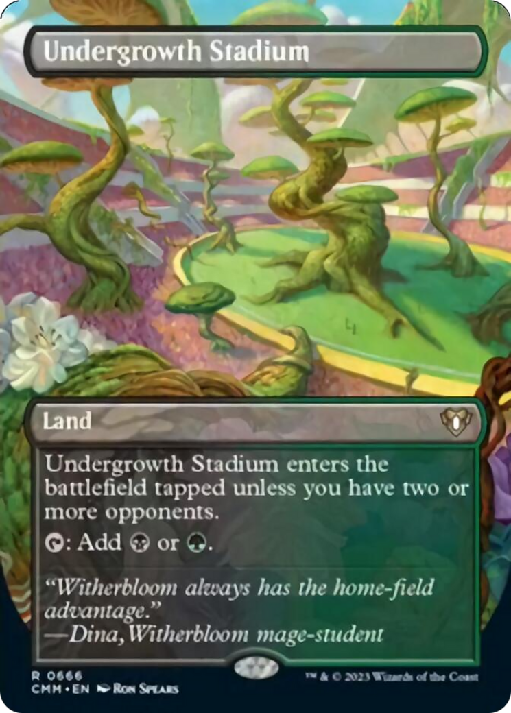 Undergrowth Stadium (Borderless Alternate Art) [Commander Masters] | Lots Moore NSW