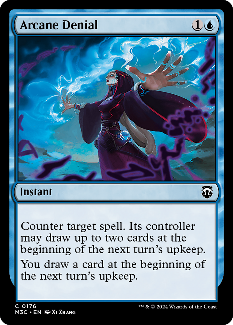 Arcane Denial (Ripple Foil) [Modern Horizons 3 Commander] | Lots Moore NSW