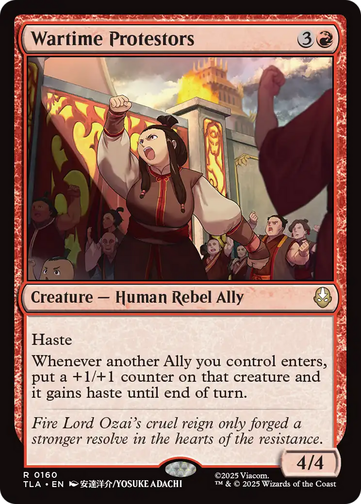 Wartime Protestors [Avatar: The Last Airbender] | Lots Moore NSW