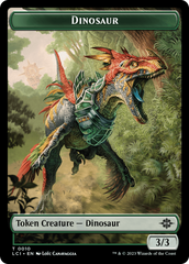 Gnome // Dinosaur (0010) Double-Sided Token [The Lost Caverns of Ixalan Tokens] | Lots Moore NSW