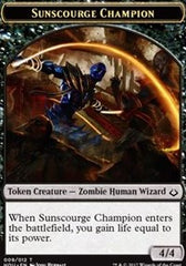 Sunscourge Champion // Zombie Double-Sided Token [Hour of Devastation Tokens] | Lots Moore NSW