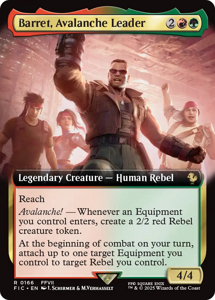 Barret, Avalanche Leader (Extended Art) [FINAL FANTASY Commander] | Lots Moore NSW