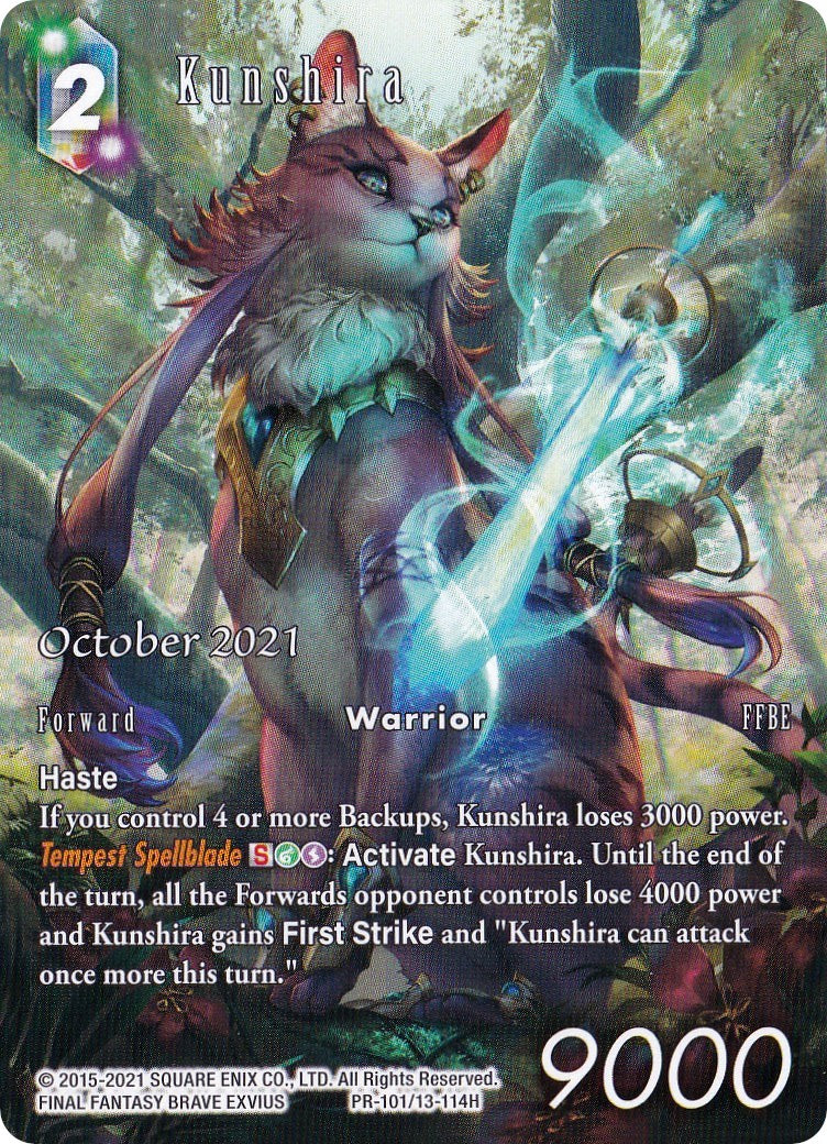 Kunshira (October 2021) [Opus XIII Promo Cards] | Lots Moore NSW