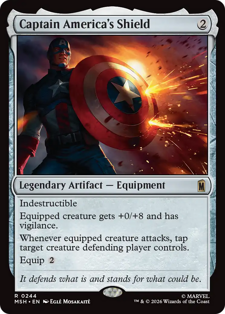 Captain America's Shield [Marvel Super Heroes] | Lots Moore NSW
