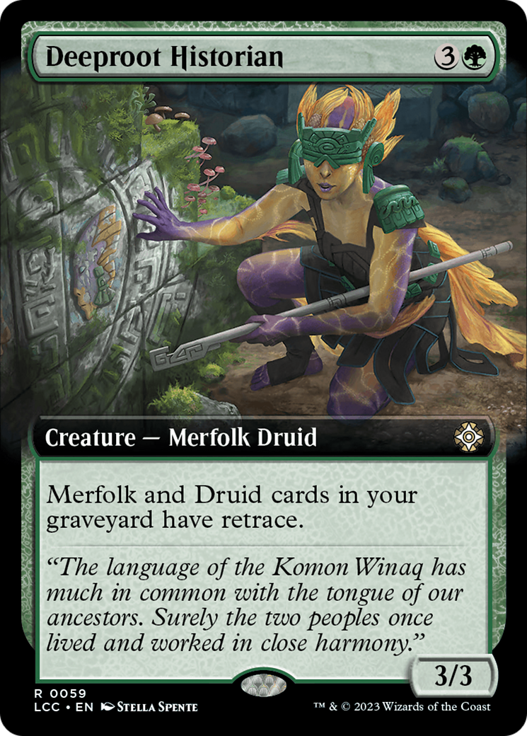 Deeproot Historian (Extended Art) [The Lost Caverns of Ixalan Commander] | Lots Moore NSW