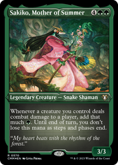 Sakiko, Mother of Summer (Foil Etched) [Commander Masters] | Lots Moore NSW