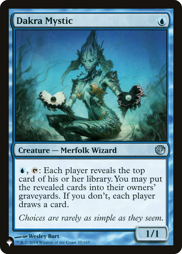 Dakra Mystic [The List Reprints] | Lots Moore NSW