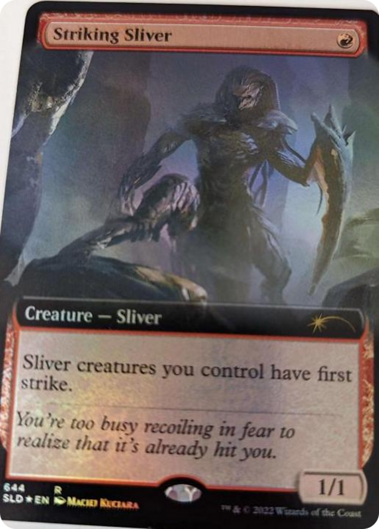 Striking Sliver (Extended Art) [Secret Lair Drop Series] | Lots Moore NSW