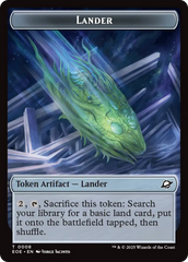 Robot // Lander (0008) Double-Sided Token [Edge of Eternities Tokens] | Lots Moore NSW
