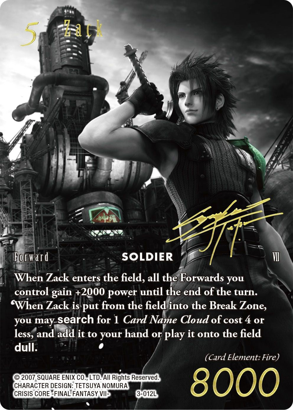 Zack (Noir Promo) [Promo Cards] | Lots Moore NSW