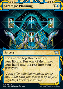 Strategic Planning (Foil Etched) [Strixhaven: School of Mages Mystical Archive] | Lots Moore NSW