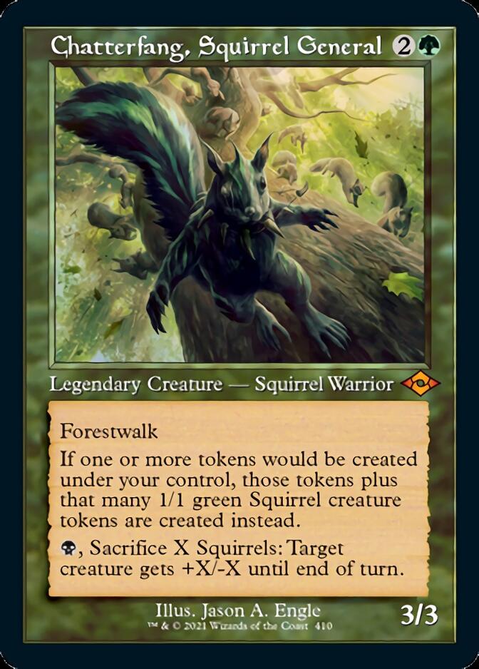 Chatterfang, Squirrel General (Retro Foil Etched) [Modern Horizons 2] | Lots Moore NSW