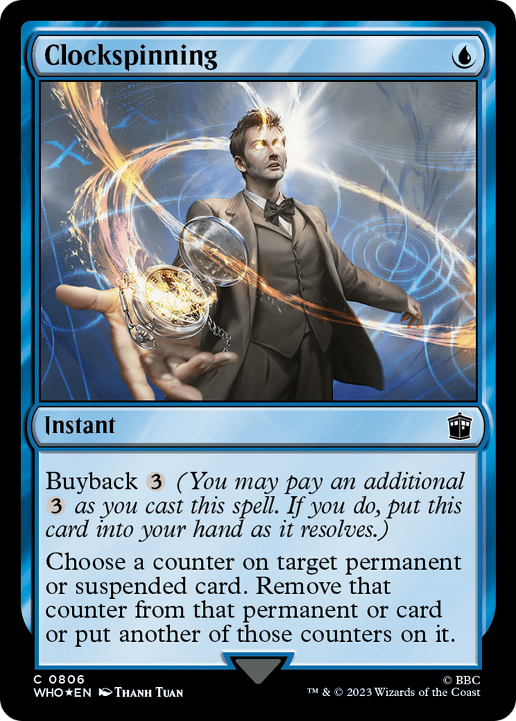Clockspinning (Surge Foil) [Doctor Who] | Lots Moore NSW