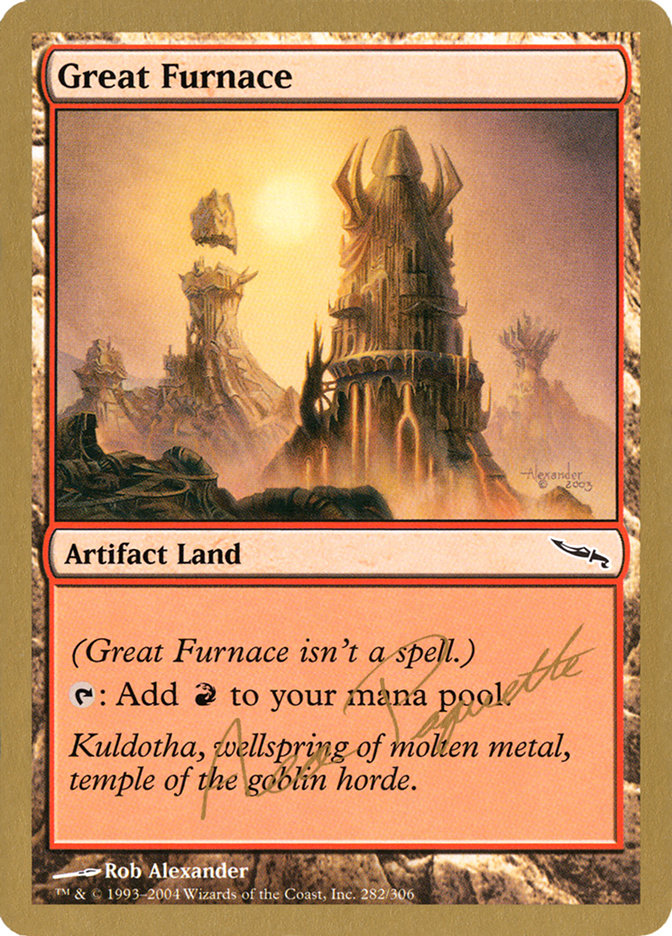 Great Furnace (Aeo Paquette) [World Championship Decks 2004] | Lots Moore NSW