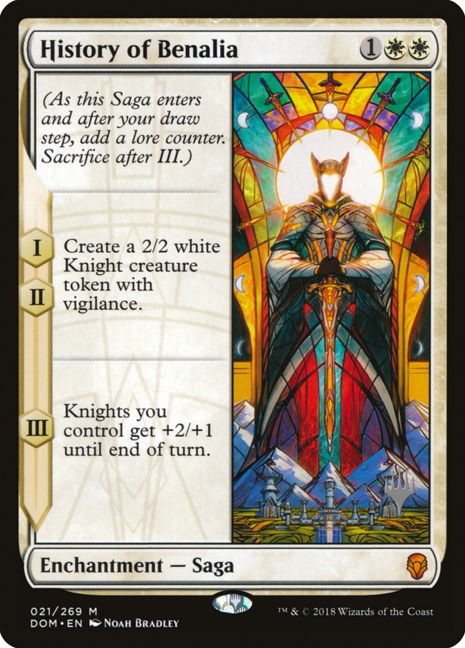 History of Benalia (Promo Pack) [Dominaria Promos] | Lots Moore NSW