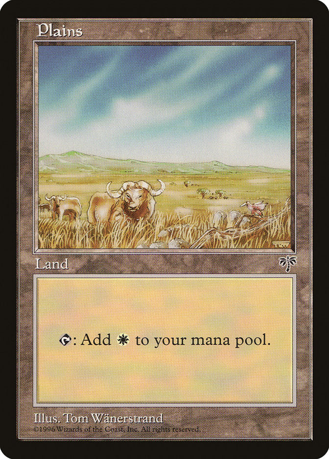 Plains (Oxen / Signature on Right) [Mirage] | Lots Moore NSW