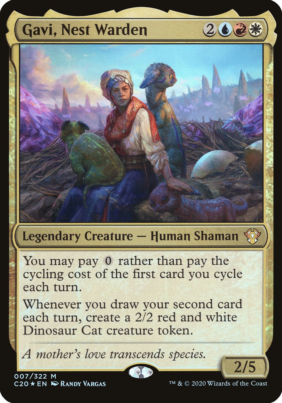 Gavi, Nest Warden (Oversized) [Commander 2020 Oversized] | Lots Moore NSW