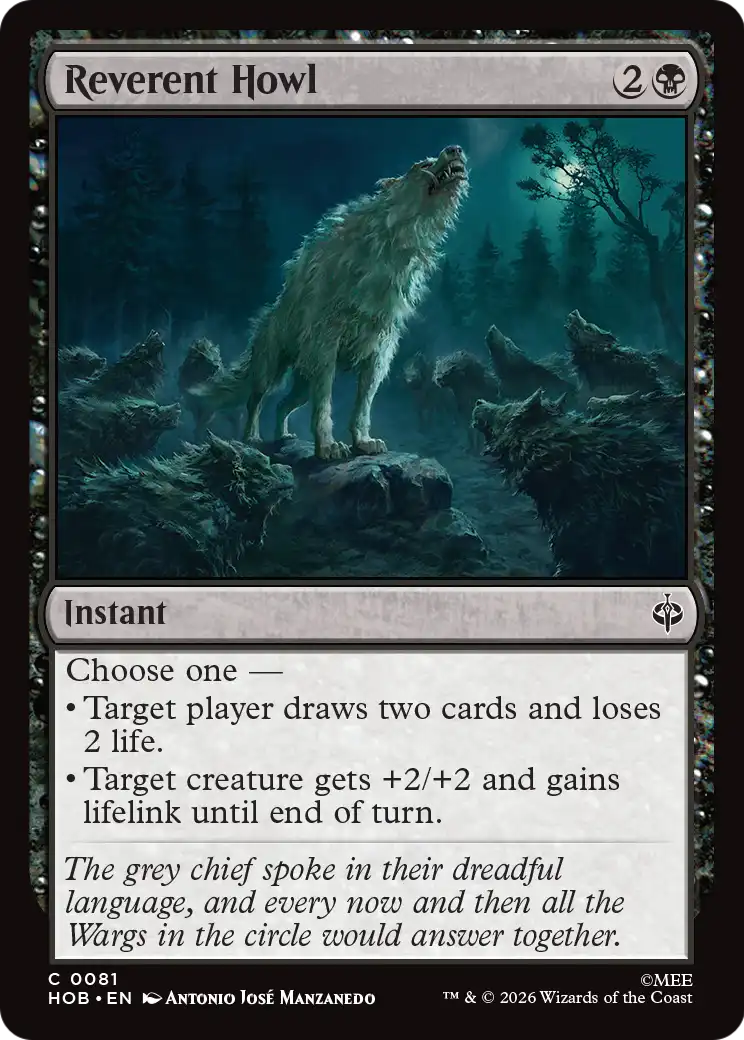 Reverent Howl [The Hobbit] | Lots Moore NSW