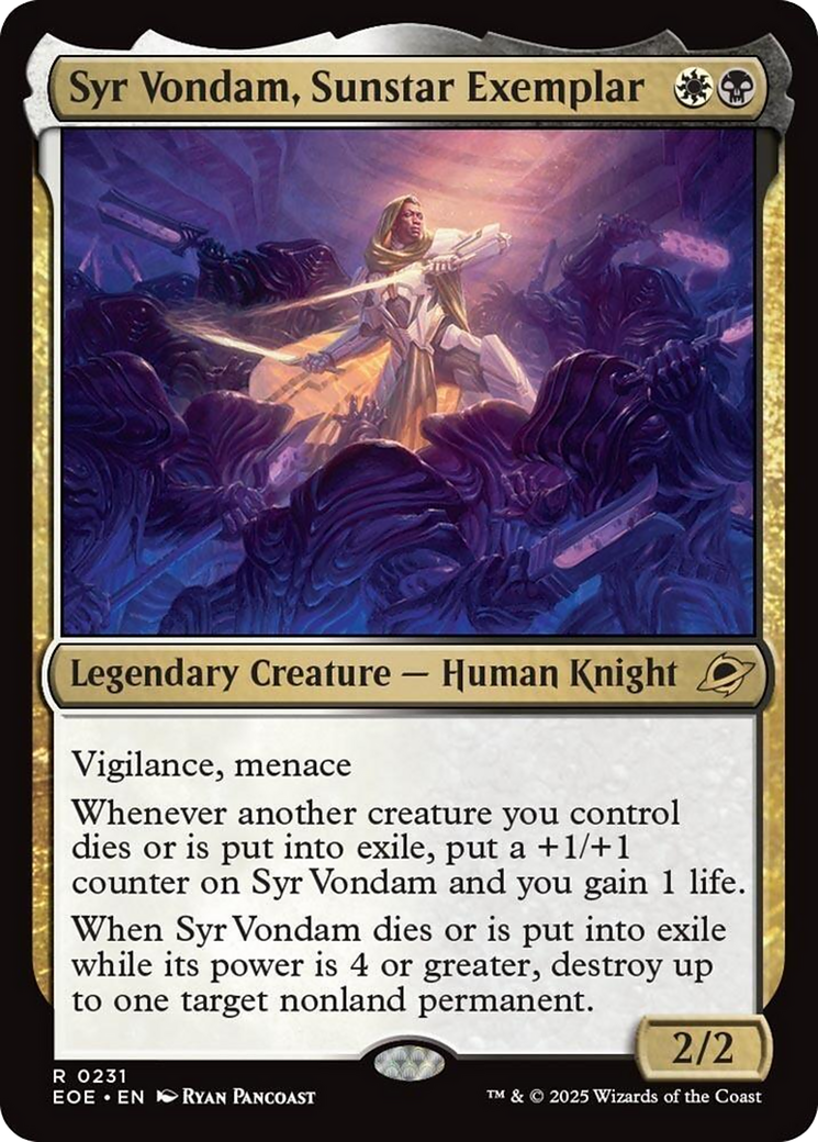 Syr Vondam, Sunstar Exemplar [Edge of Eternities] | Lots Moore NSW