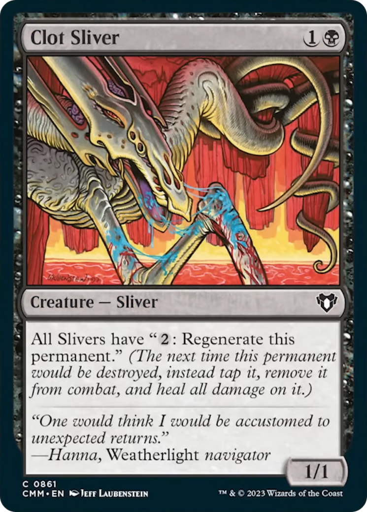 Clot Sliver [Commander Masters] | Lots Moore NSW