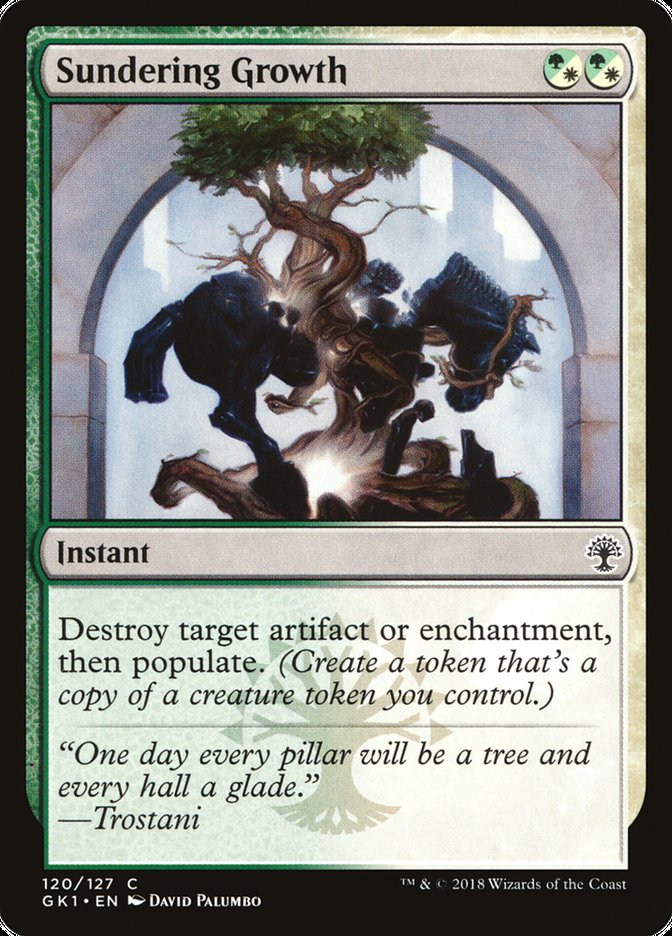 Sundering Growth [Guilds of Ravnica Guild Kit] | Lots Moore NSW