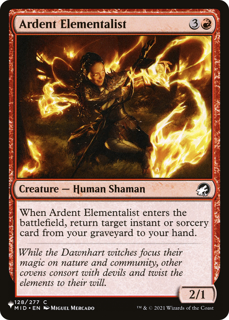 Ardent Elementalist [The List] | Lots Moore NSW