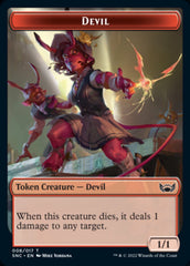 Devil // Spirit Double-Sided Token [Streets of New Capenna Tokens] | Lots Moore NSW
