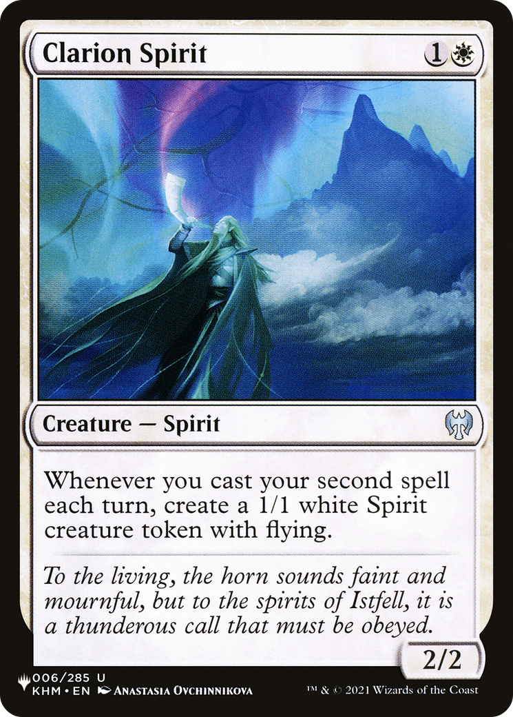 Clarion Spirit [The List Reprints] | Lots Moore NSW