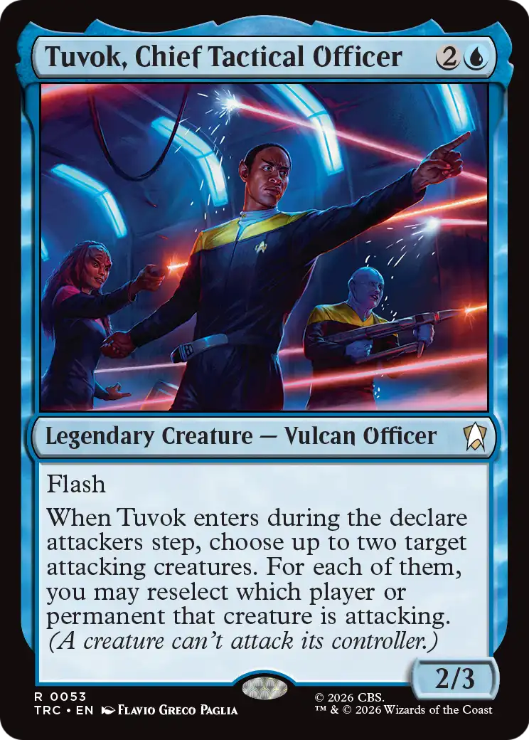 Tuvok, Chief Tactical Officer (Surge Foil) [Star Trek Commander] | Lots Moore NSW