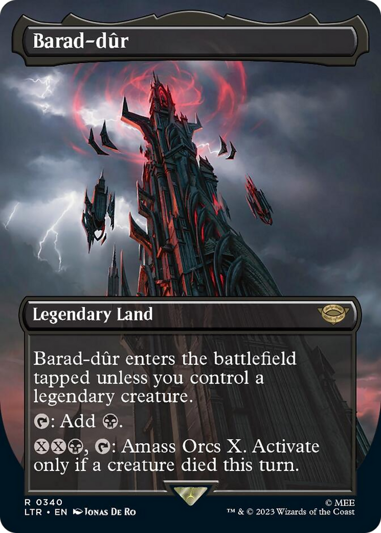 Barad-dur (Borderless Alternate Art) (340) [The Lord of the Rings: Tales of Middle-Earth] | Lots Moore NSW