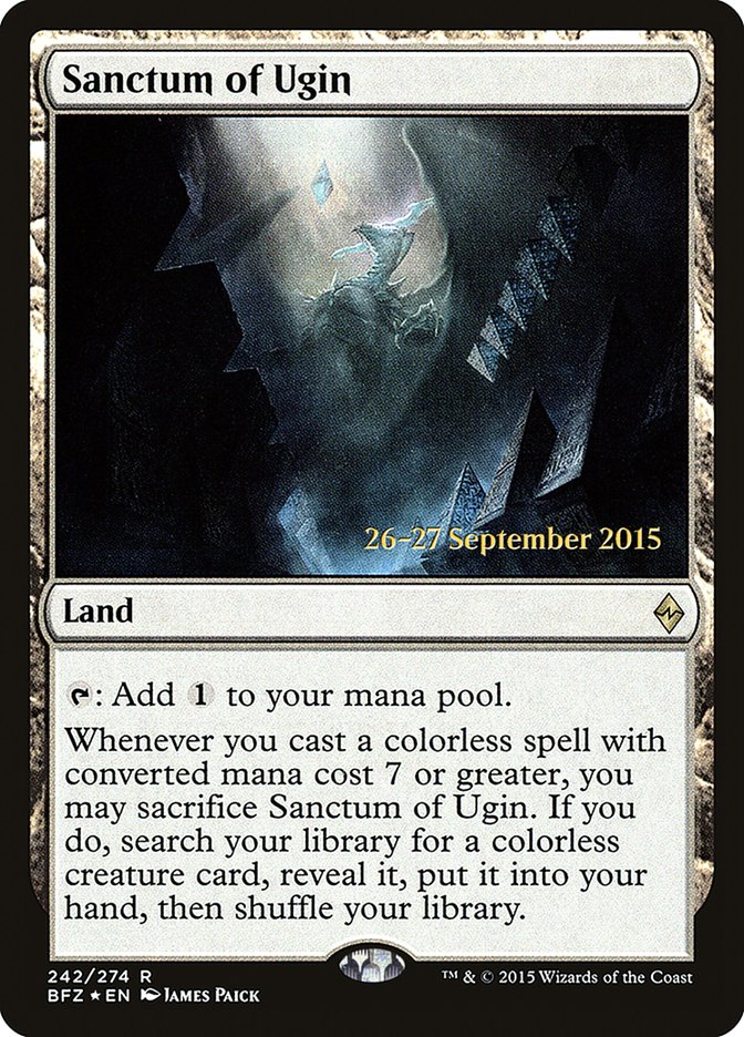 Sanctum of Ugin [Battle for Zendikar Prerelease Promos] | Lots Moore NSW