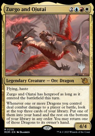 Zurgo and Ojutai (Promo Pack) [March of the Machine Promos] | Lots Moore NSW