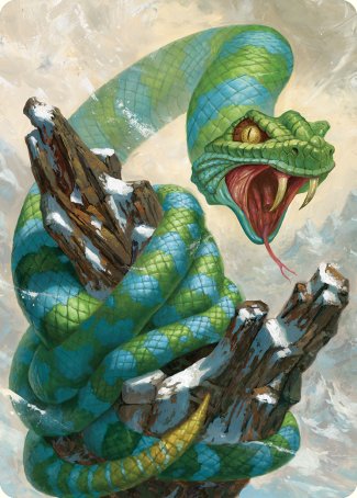 Ohran Frostfang Art Card [Commander Masters Art Series] | Lots Moore NSW