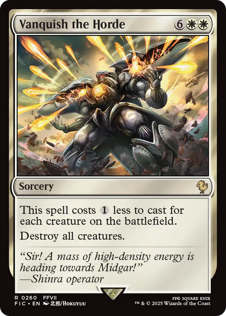 Vanquish the Horde [FINAL FANTASY Commander] | Lots Moore NSW