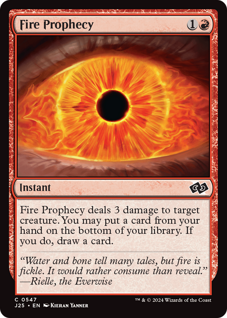 Fire Prophecy [Foundations Jumpstart] | Lots Moore NSW