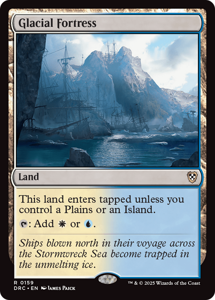 Glacial Fortress [Aetherdrift Commander] | Lots Moore NSW