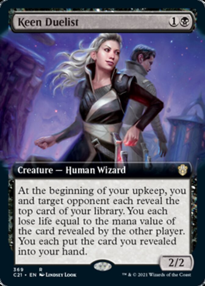 Keen Duelist (Extended Art) [Commander 2021] | Lots Moore NSW