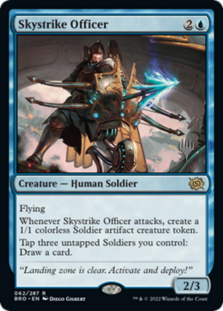 Skystrike Officer (Promo Pack) [The Brothers' War Promos] | Lots Moore NSW