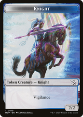 Thopter // Knight (10) Double-Sided Token [March of the Machine Tokens] | Lots Moore NSW