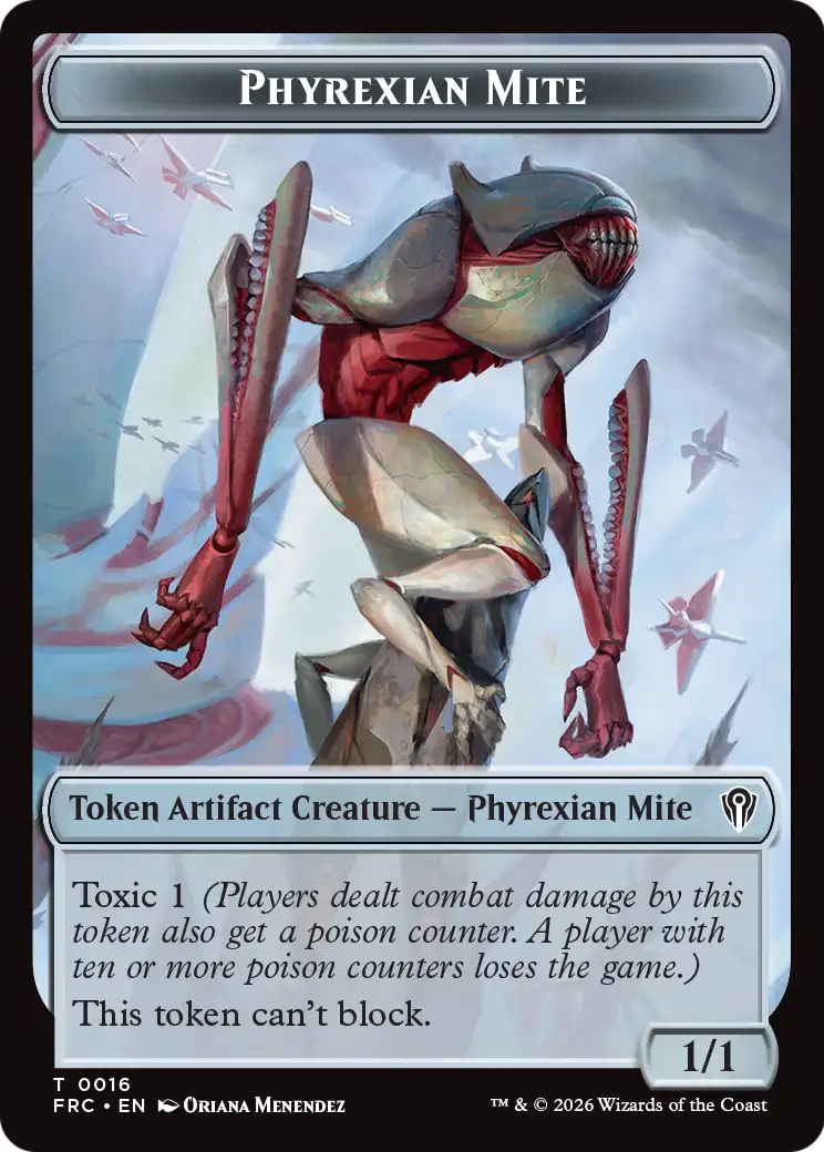 Kobolds of Kher Keep // Phyrexian Mite Double-Sided Token [Reality Fracture Commander Tokens] | Lots Moore NSW