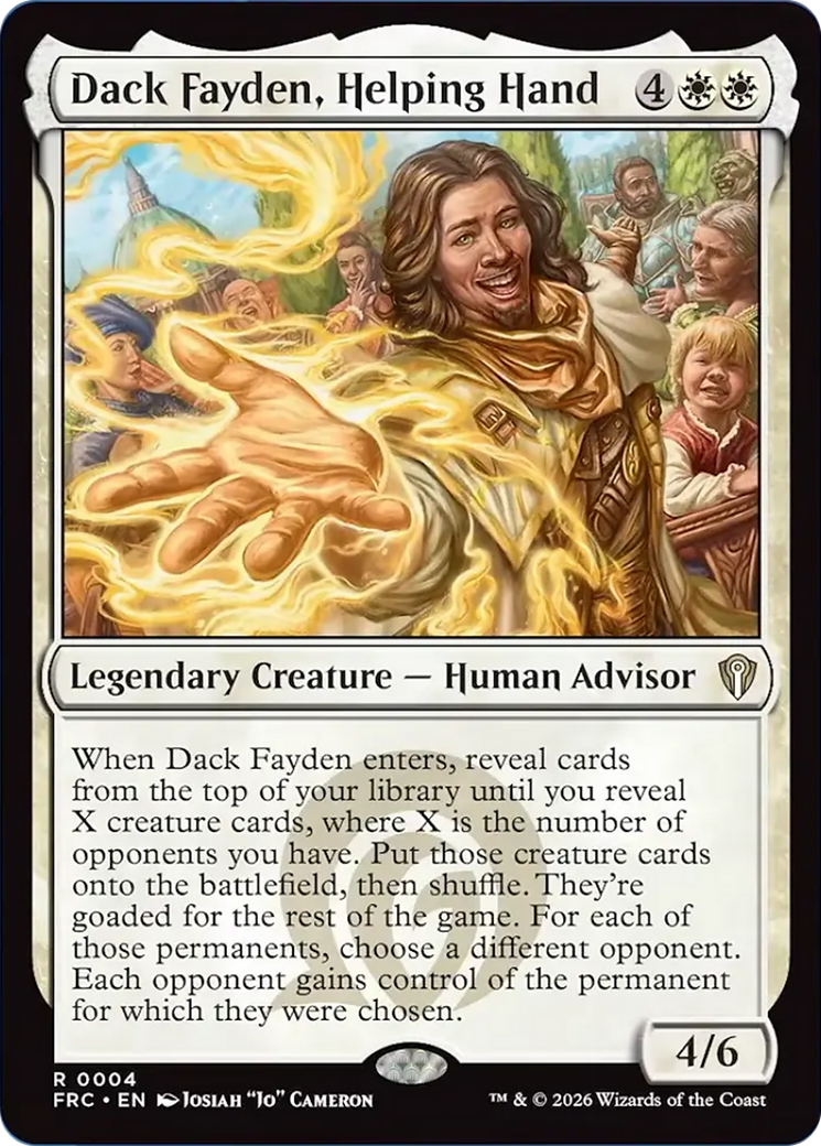 Dack Fayden, Helping Hand [Reality Fracture Commander] | Lots Moore NSW